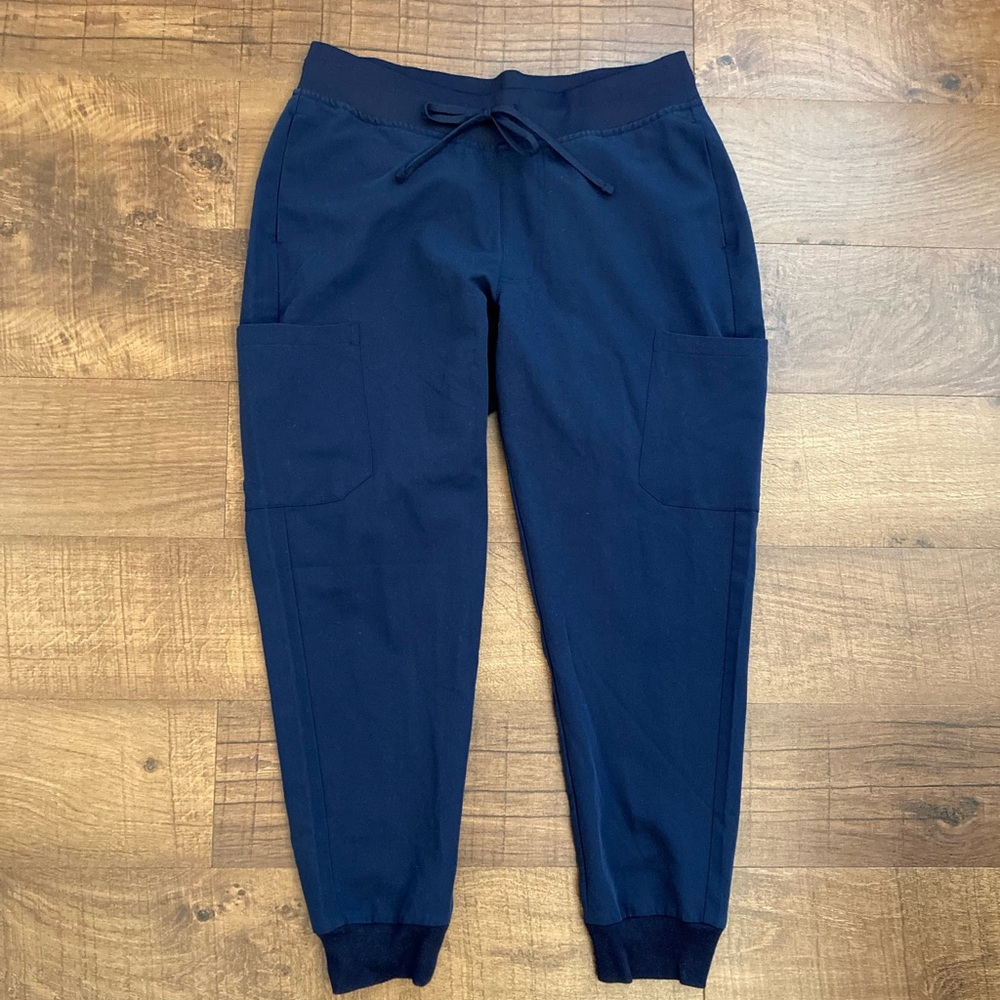 Mandala Equa-Tek Jogger Scrub Pants Petite Medium Nurse Healthcare Uniform